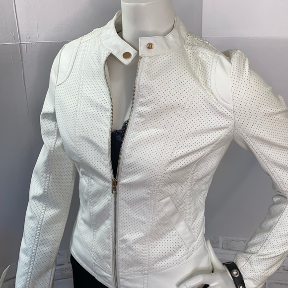 le chateau Jackets & Blazers - NWT Le Chateau Ivory Faux Leather Jacket 🌟HOST PICK